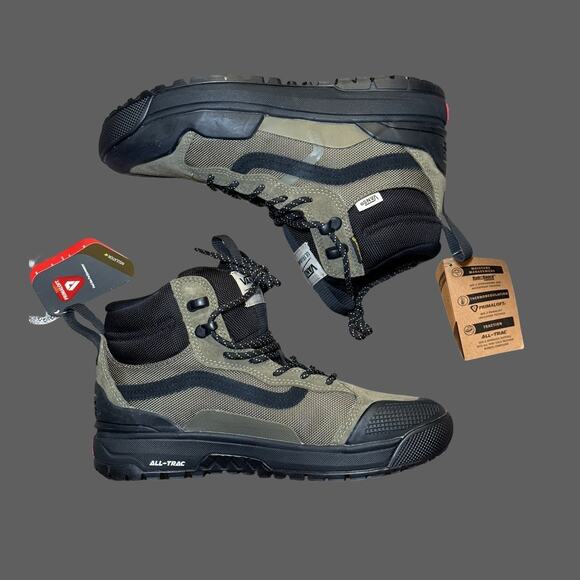 Vans Ultrarange EXO Hi MTE-2 Dark Olive Green Boots Size 7 NWOB - Picture 2 of 7